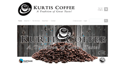 Desktop Screenshot of kurtiscoffee.com